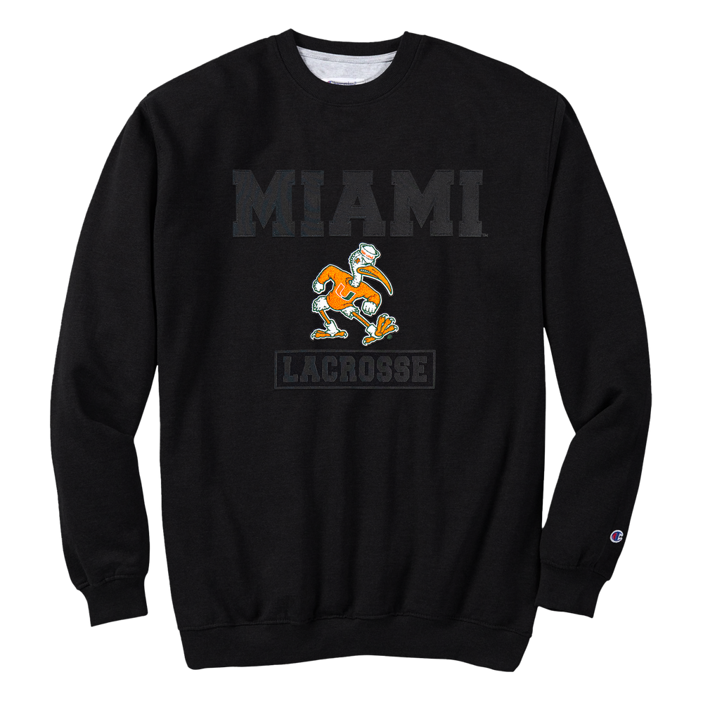Miami U Adult Lacrosse Crewneck
