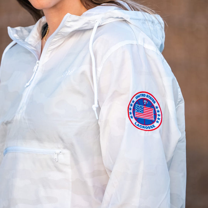 USA Women's Camo Lacrosse Crop Jacket