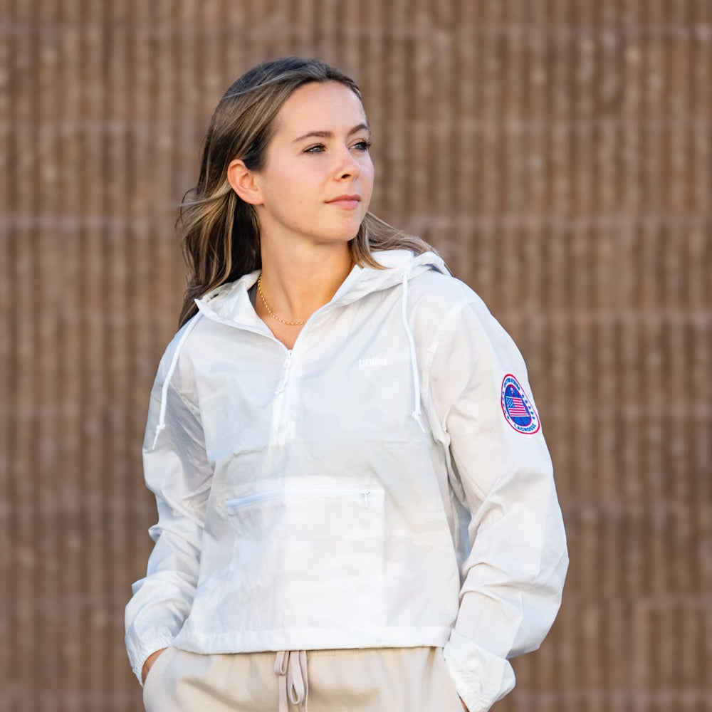 USA Women's Camo Lacrosse Crop Jacket