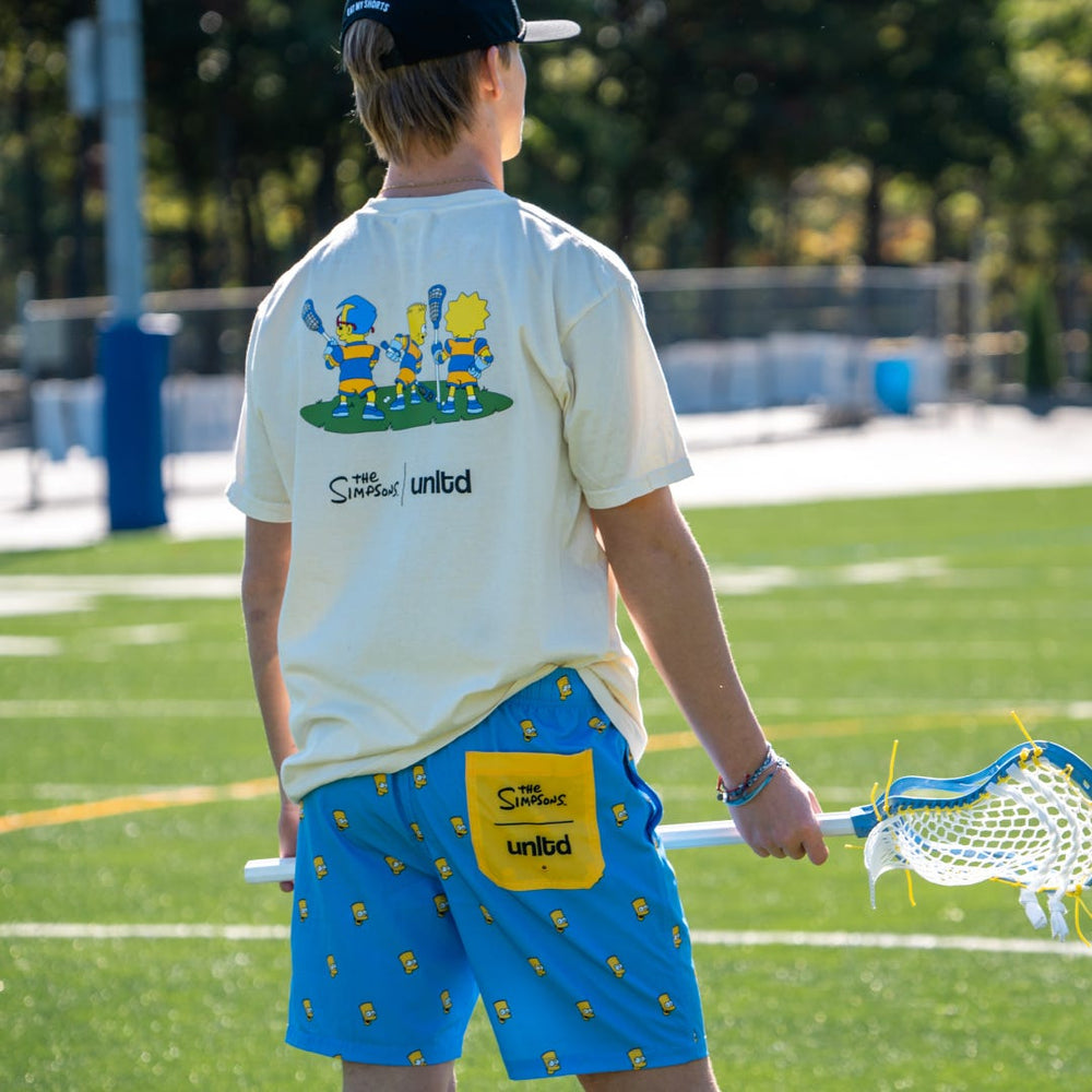 Simpsons  Bart Lacrosse Swim Dodge Shorts