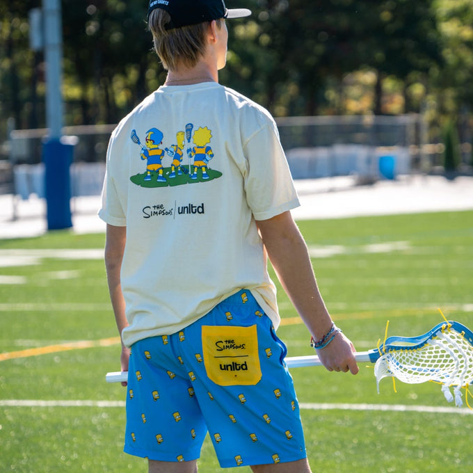 Simpsons  Bart Lacrosse Swim Dodge Shorts