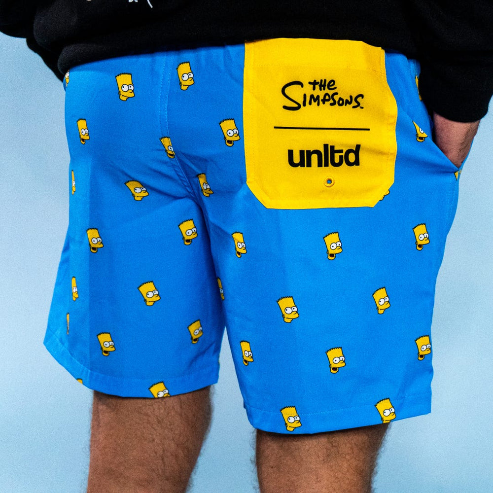 Simpsons  Bart Lacrosse Swim Dodge Shorts