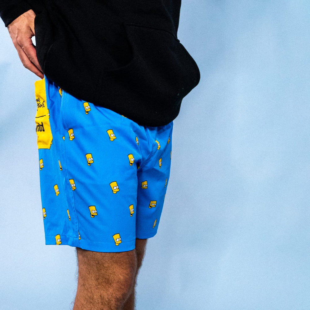 Simpsons  Bart Lacrosse Swim Dodge Shorts