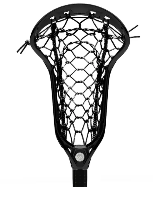Maverik Ascent Pro Women's Strung Lacrosse Head - Black/Black