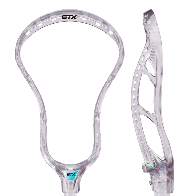 STX Stallion Prism Men's Unstrung Lacrosse Head - Clear