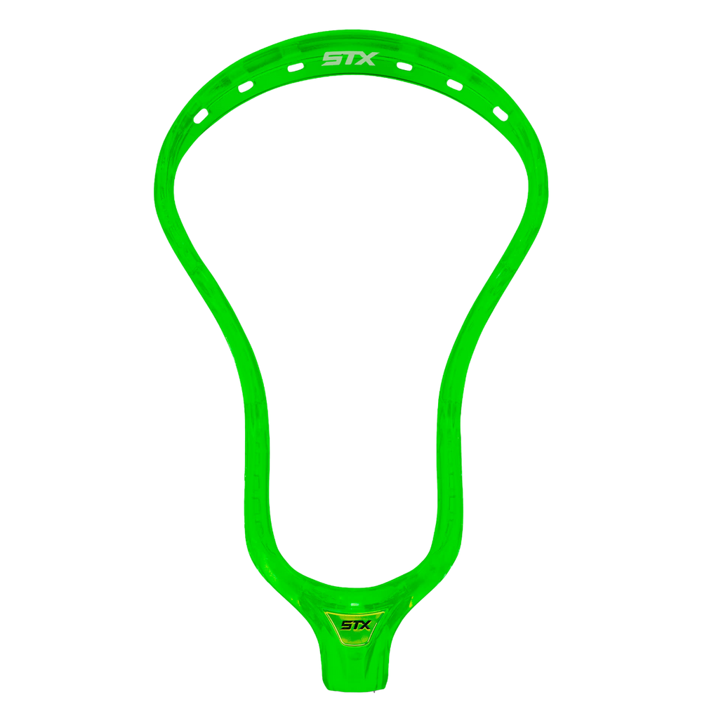 STX Stallion Prism Men's Unstrung Lacrosse Head - Slime Green