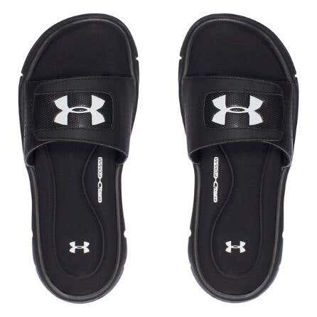 Under Armour Lacrosse Ignite Slides Black Youth