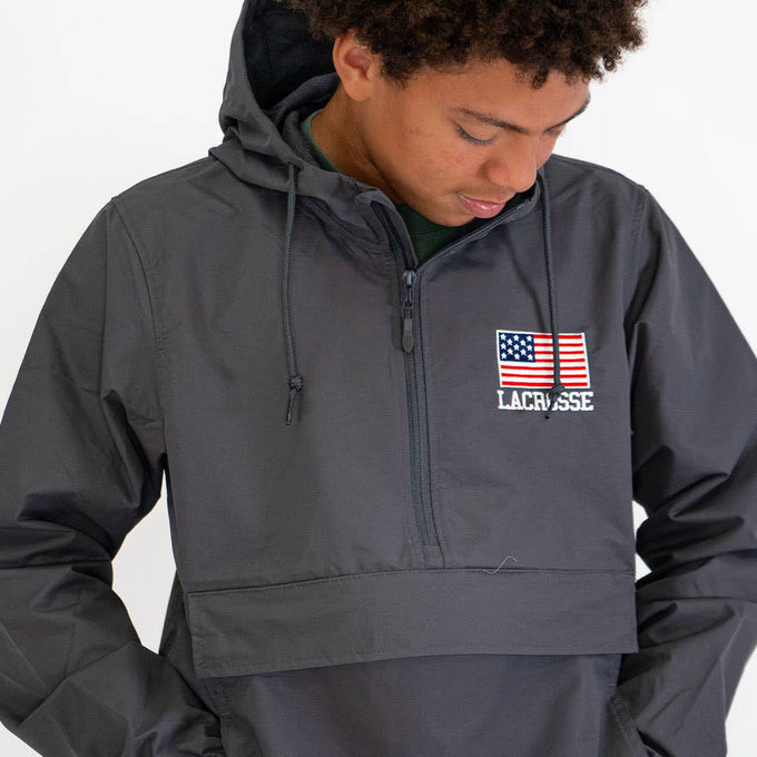 USA Lacrosse Grey Jacket - Adult