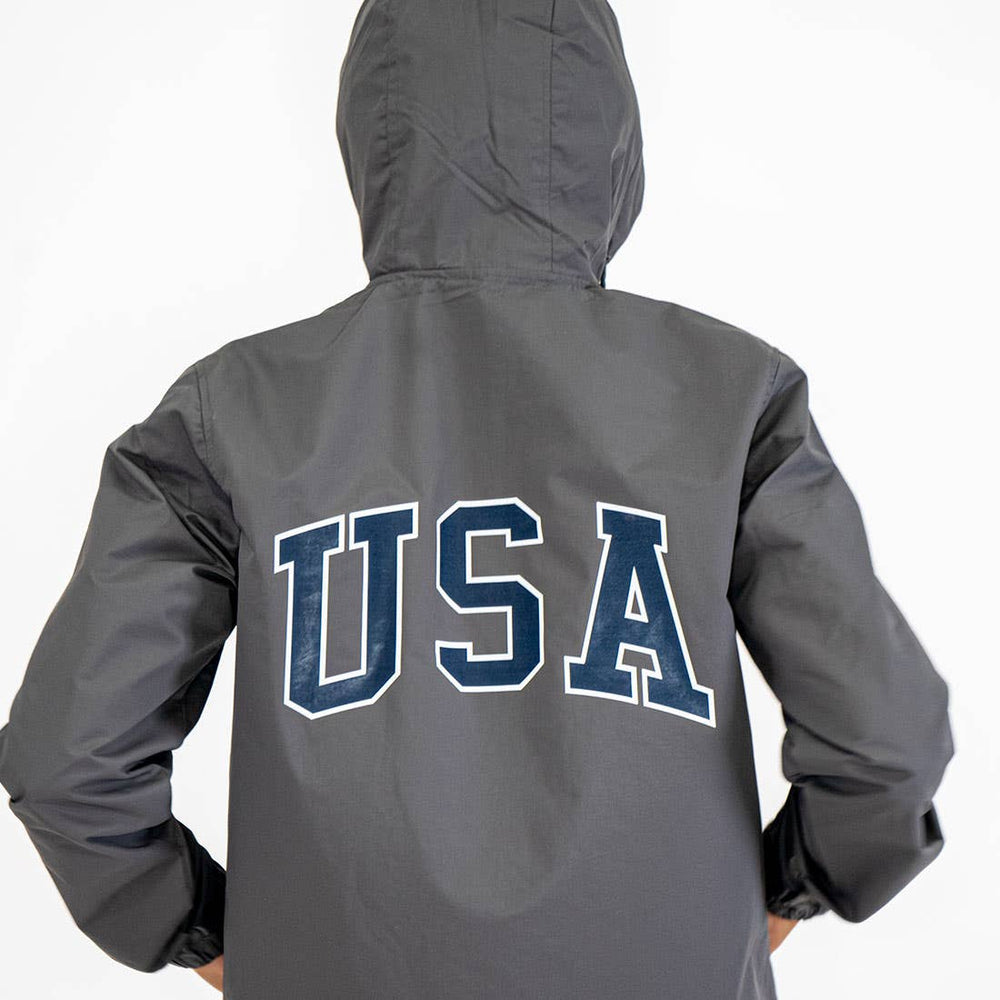 USA Lacrosse Grey Jacket - Adult