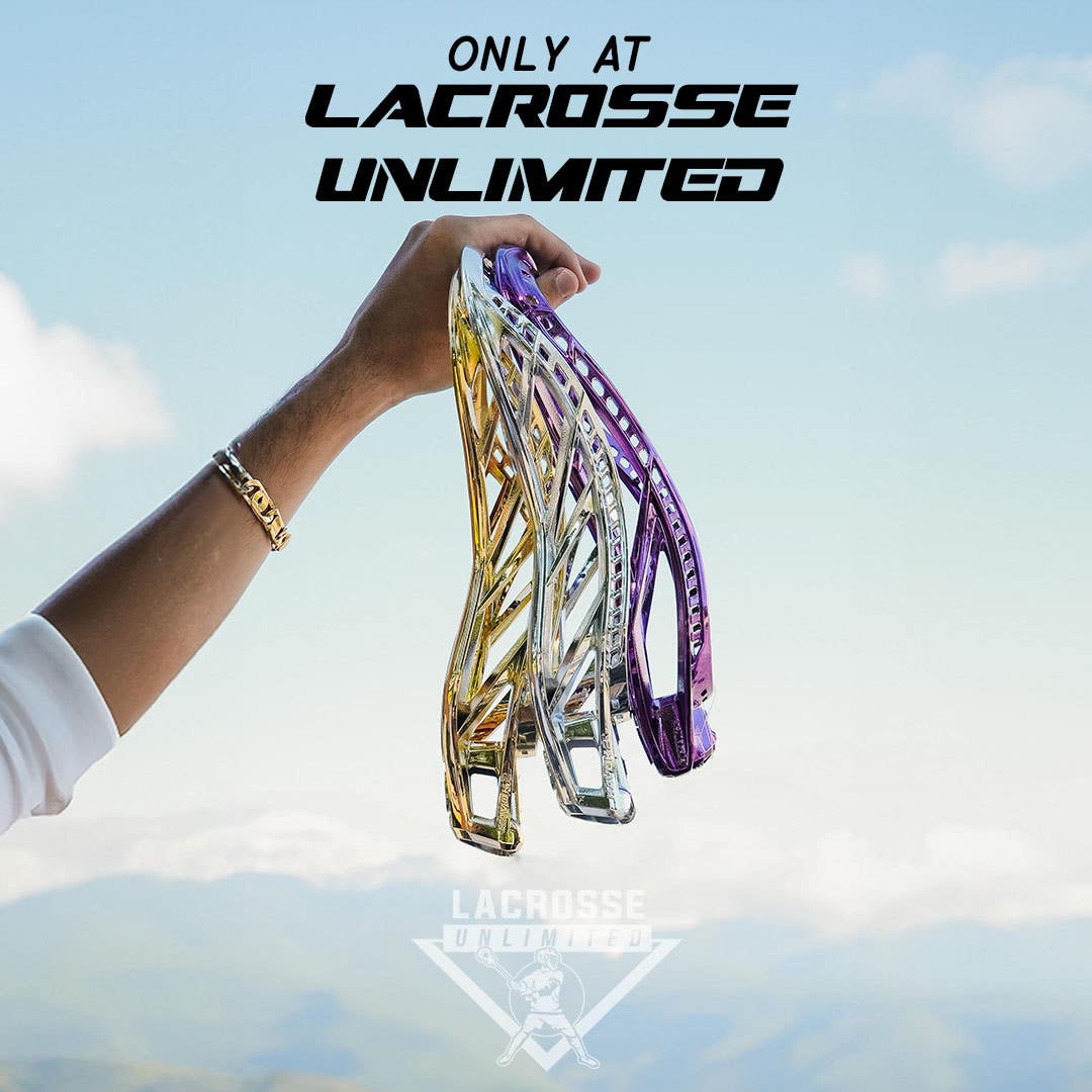 Lacrosse Unlimited Chrome Dyed Unstrung Lacrosse Heads
