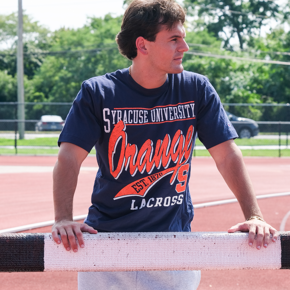 Adult Syracuse Lacrosse Tee
