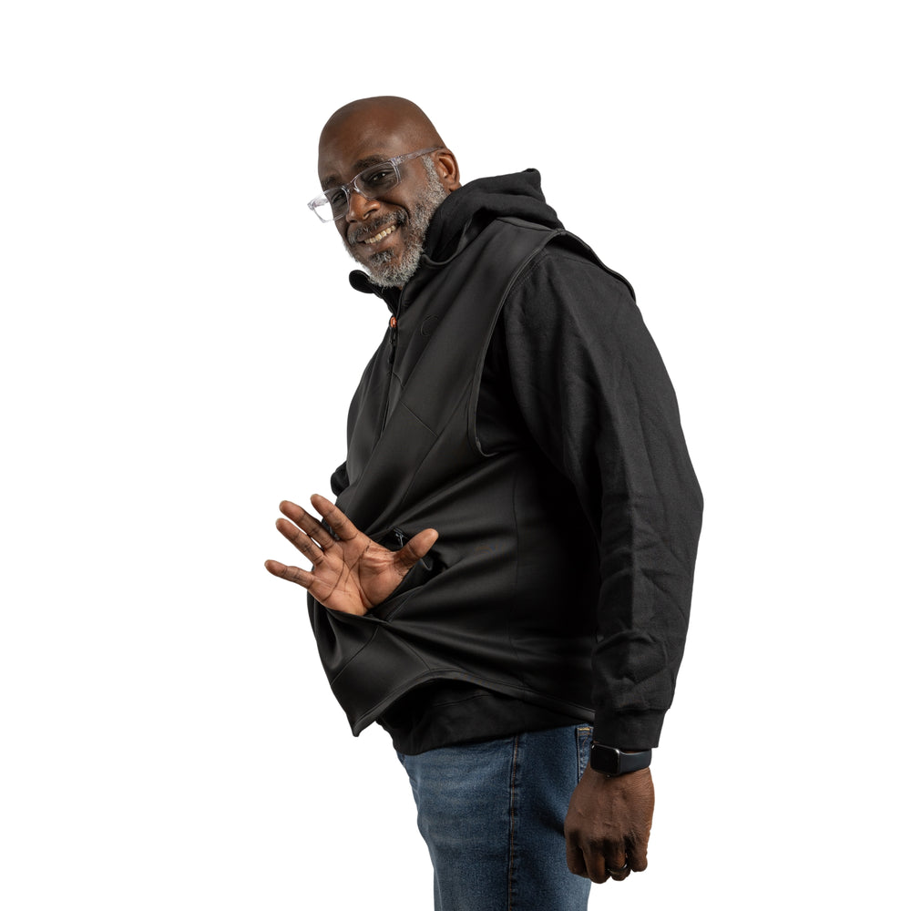 Constant Mountain Men's Black Infinity Pocket Sideline Vest