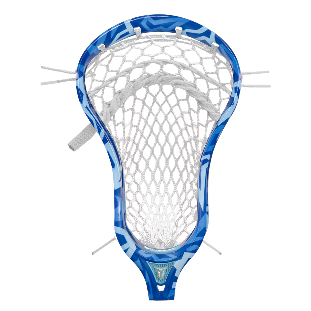 THRONE OMEN Electric Blue Dyed Lacrosse Head