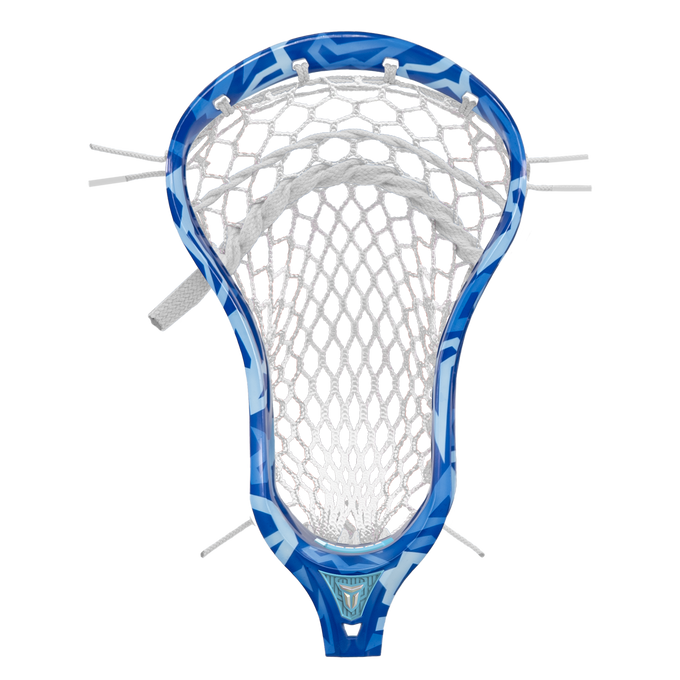 THRONE OMEN Electric Blue Dyed Lacrosse Head