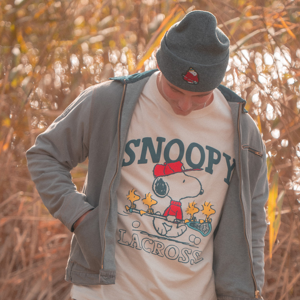 Peanuts Snoopy Adult Lacrosse Tee