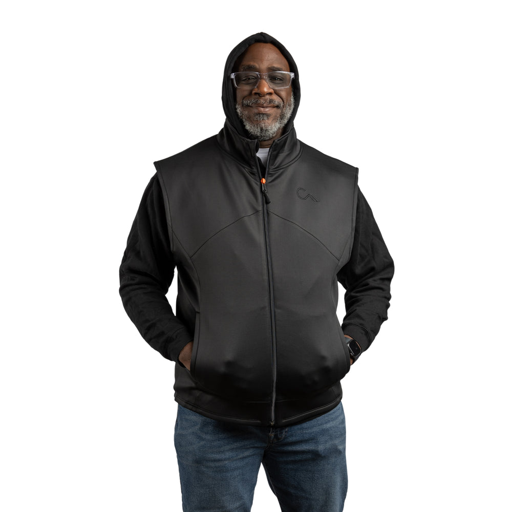 Constant Mountain Men's Black Infinity Pocket Sideline Vest