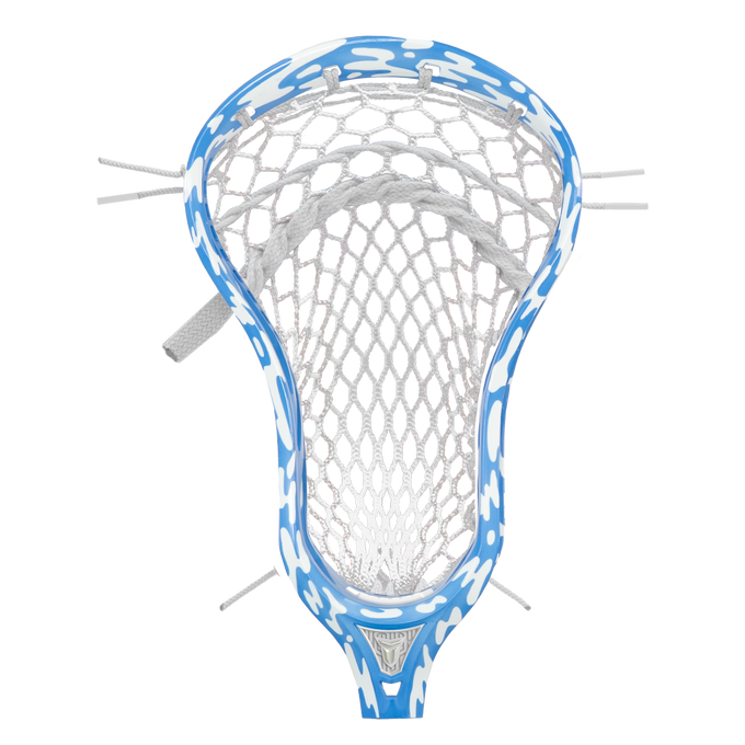 THRONE OMEN Blue Drip Dyed Lacrosse Head