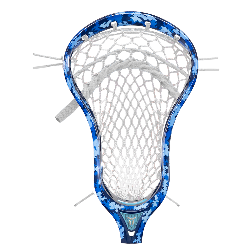 THRONE OMEN Blue Camo Lacrosse Head 