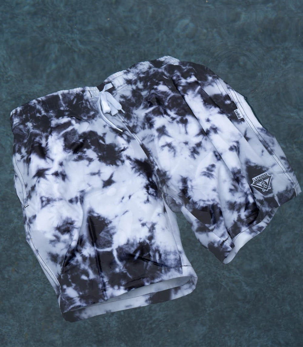 Black Dye Swim Dodge Shorts