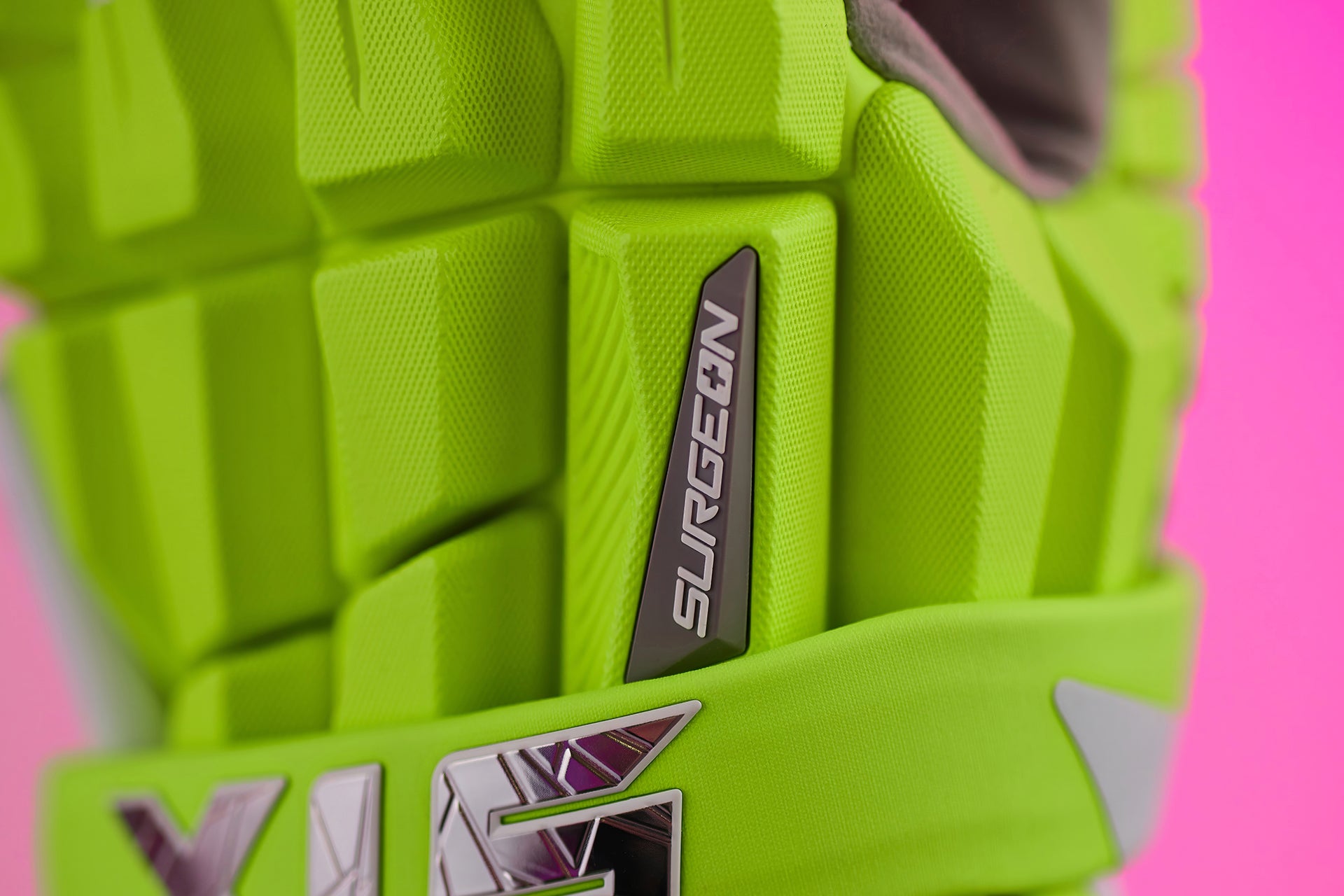 STX Surgeon RZR 2 Lacrosse Gloves- Limited Edition Neon