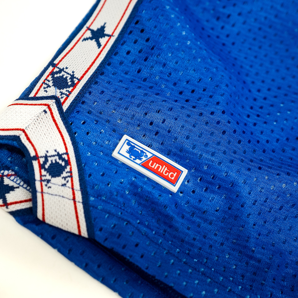 LU X ECD Blue USA Lacrosse Shorts 