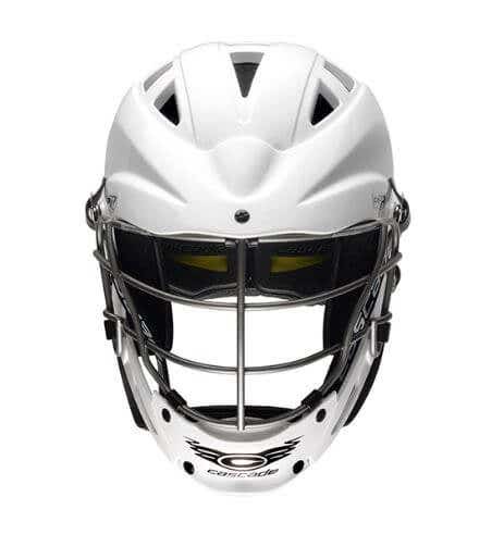 Cascade CS-R Lacrosse Helmet (White Shell/Silver Facemask)