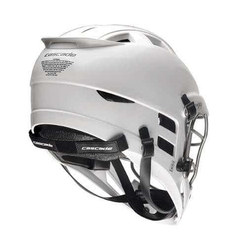 Cascade CS-R Lacrosse Helmet (White Shell/Silver Facemask)