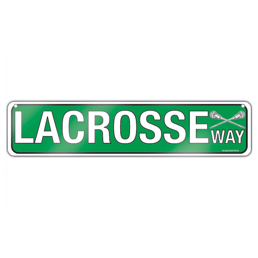 Lacrosse Way Aluminum Street Sign