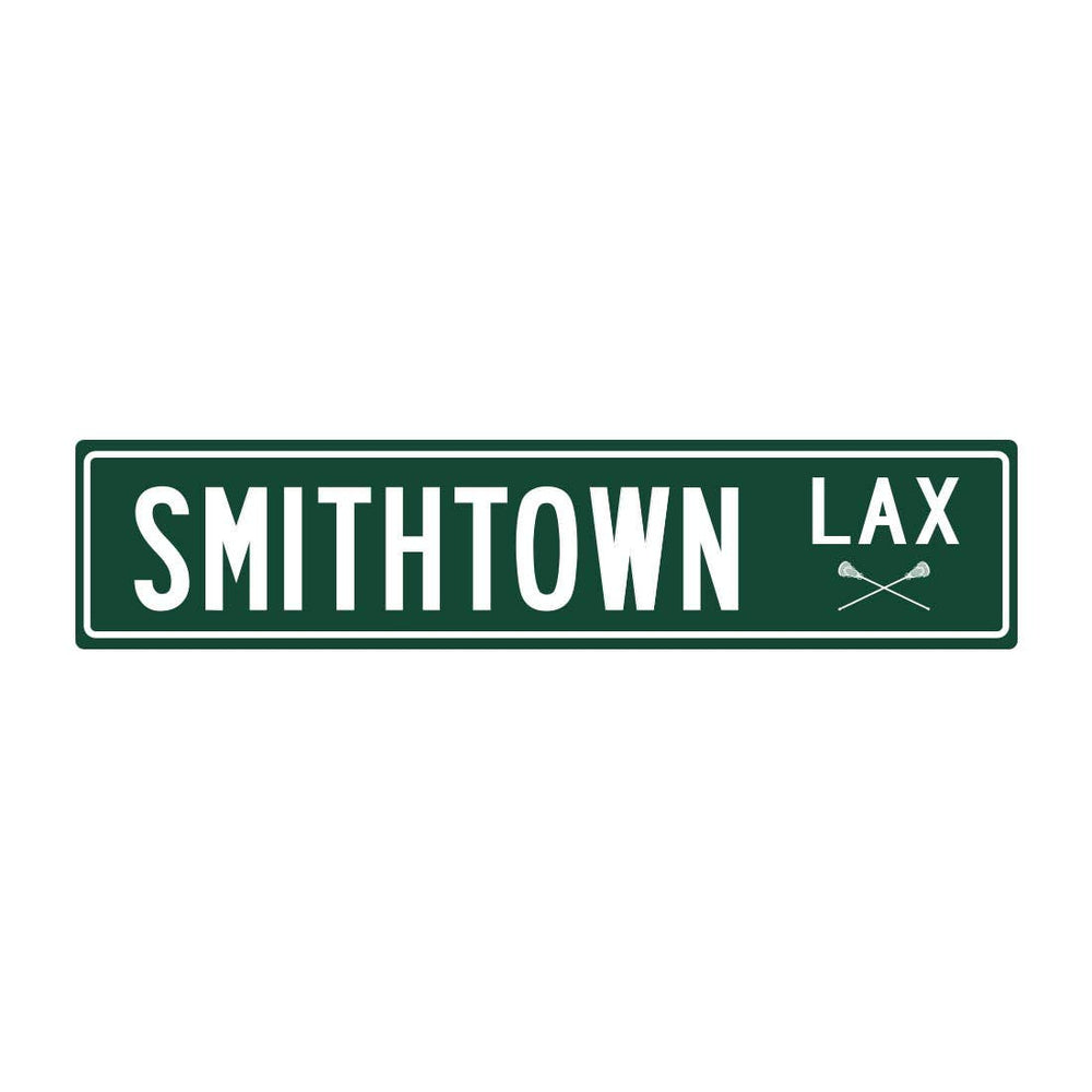 Custom Lacrosse Street Sign