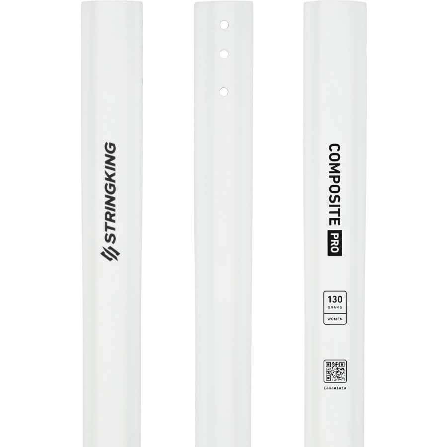 StringKing Composite Pro Women's Lacrosse Shaft - White