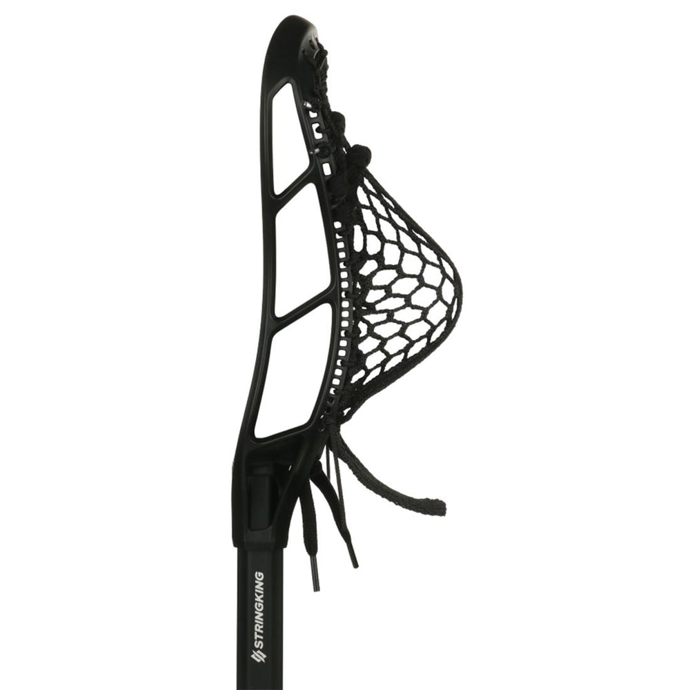 StringKing Complete 2 Intermediate Lacrosse Stick - Defense - Black
