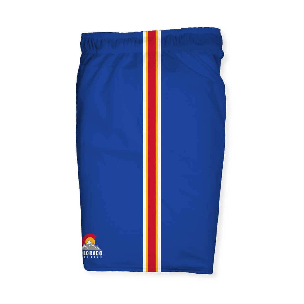 Colorado Lacrosse Shorts Blue Side