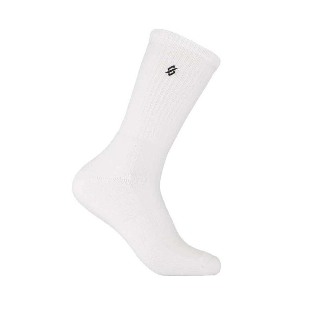 Stringking Athletic Crew Socks - White