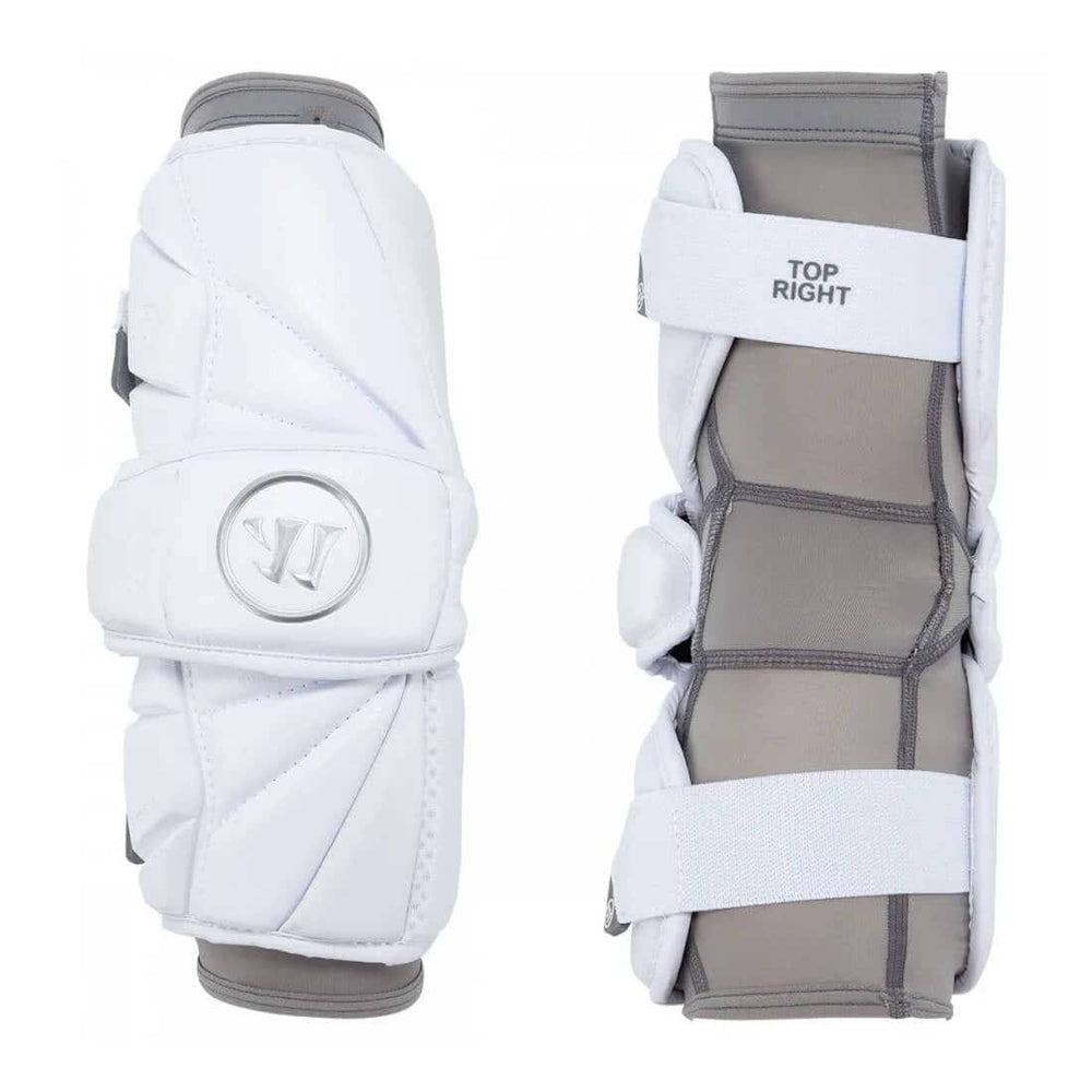 Warrior Evo Pro Lacrosse Arm Guards White