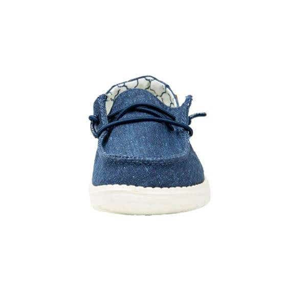 Hey Dude Wendy Linen Casual Shoes Toe