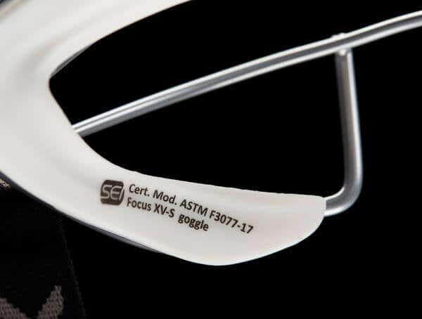 STX Focus XVS Lacrosse Goggles - White