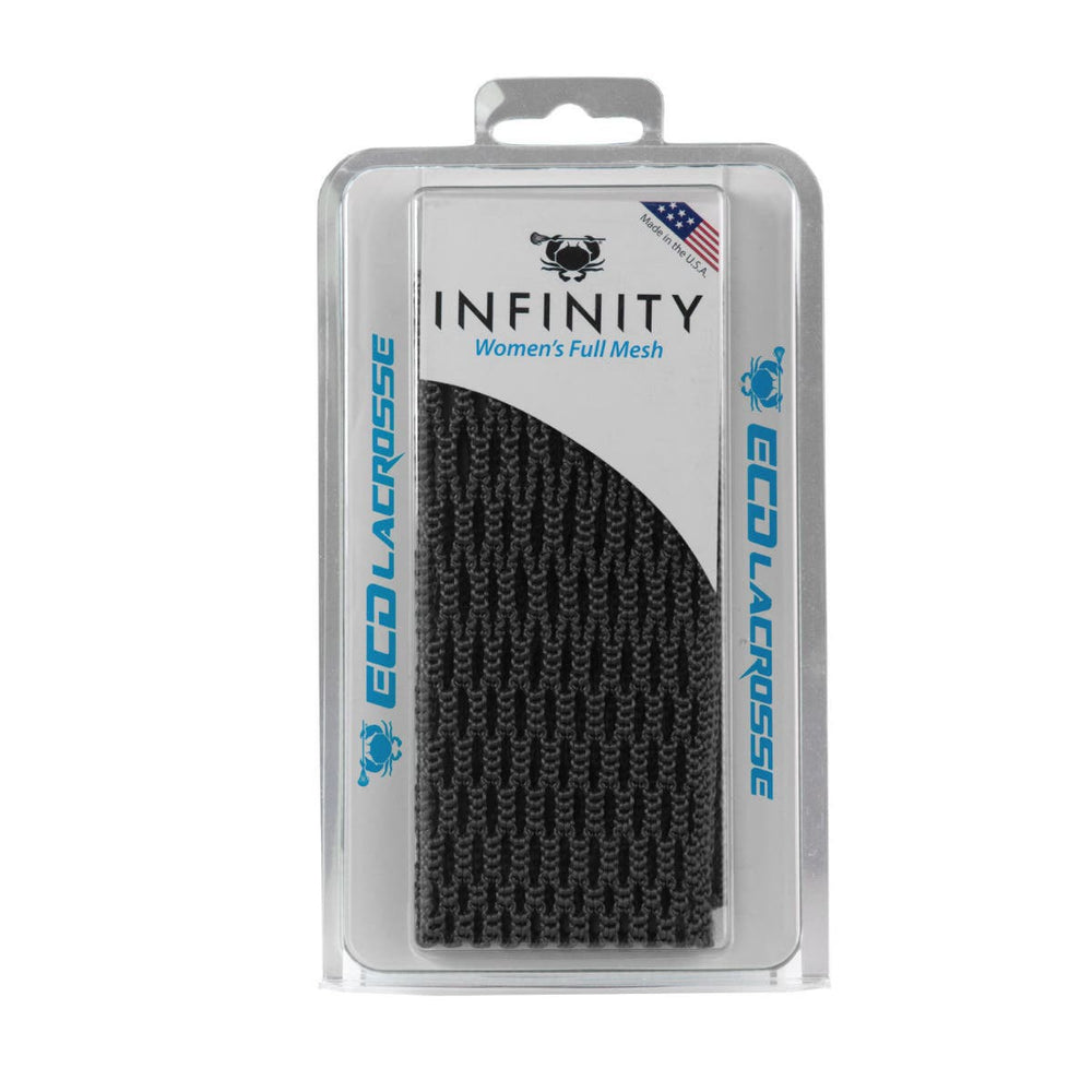 ECD Infinity Girls Lacrosse Mesh - Black