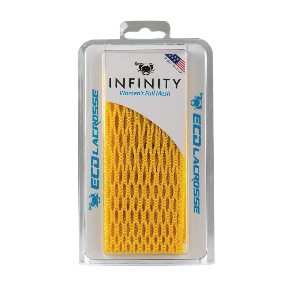 ECD Infinity Girls Lacrosse Mesh - Yellow