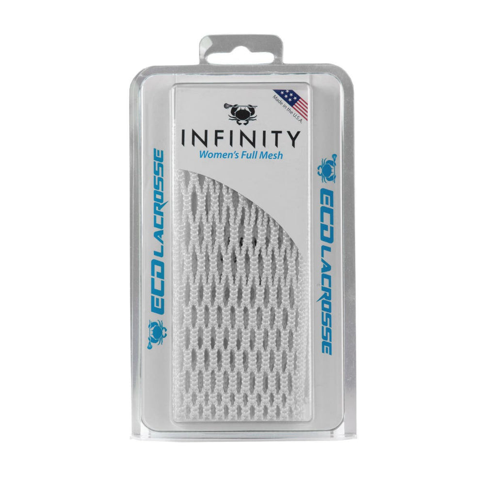 ECD Infinity Girls Lacrosse Mesh - White