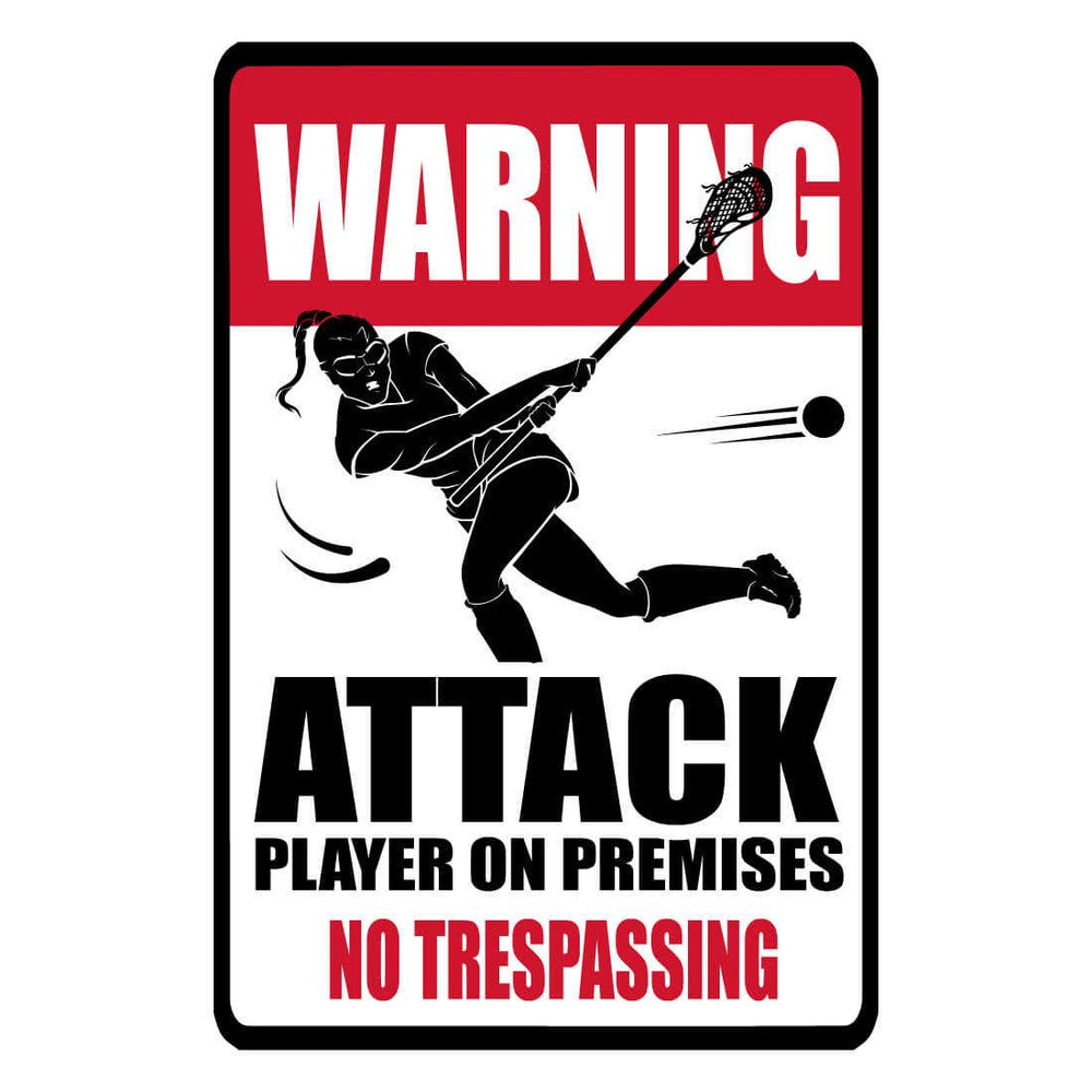 Beware Of Defense Sign  Girls
