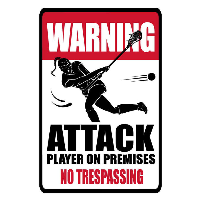 Beware Of Defense Sign  Girls