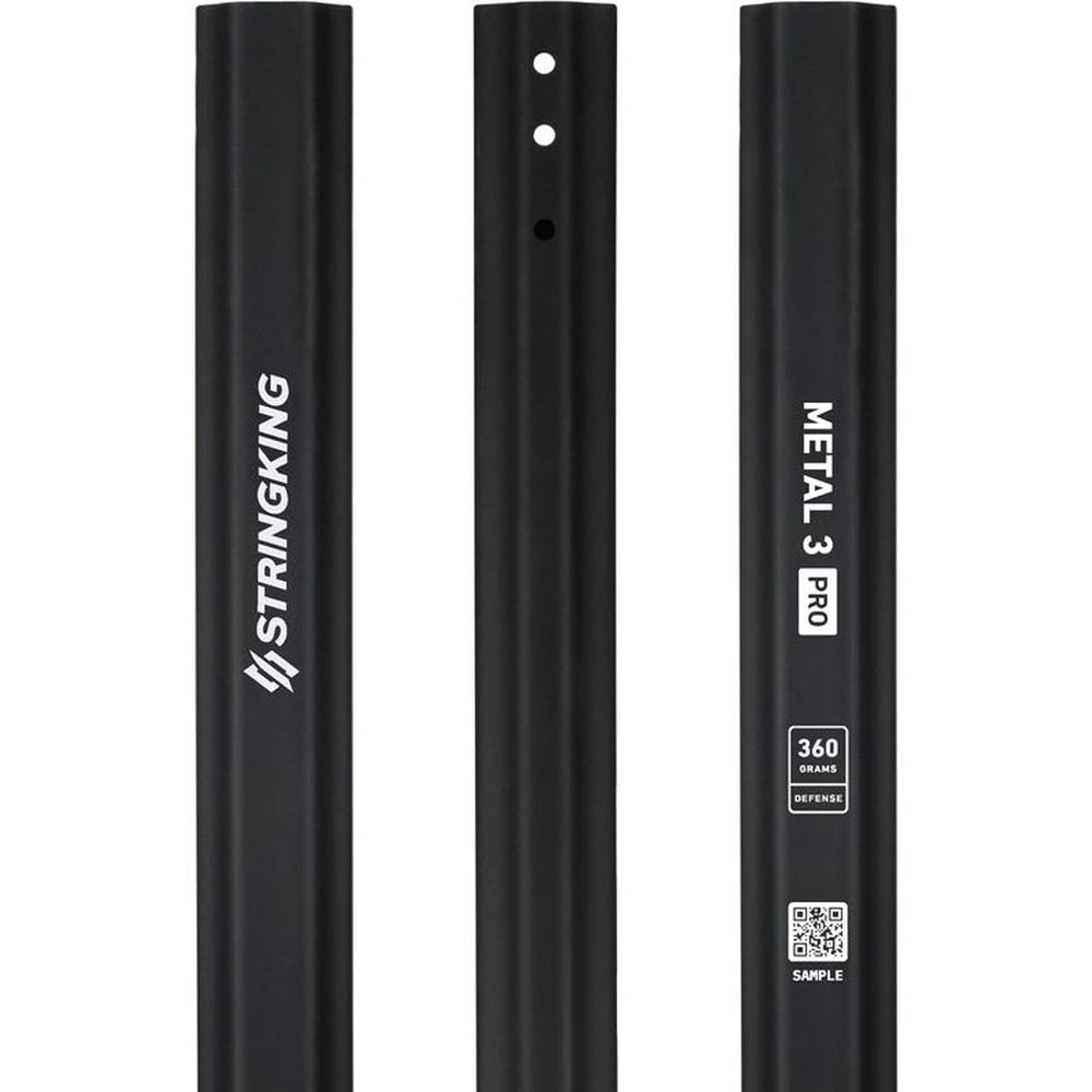 Stringking Metal 3 Pro 360g Lacrosse Shaft Defense - Black