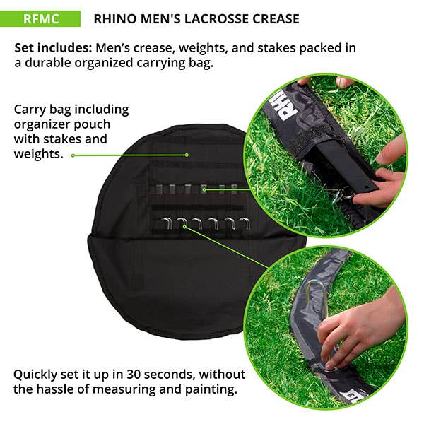Rhino Lacrosse Crease - Thumbnail 3