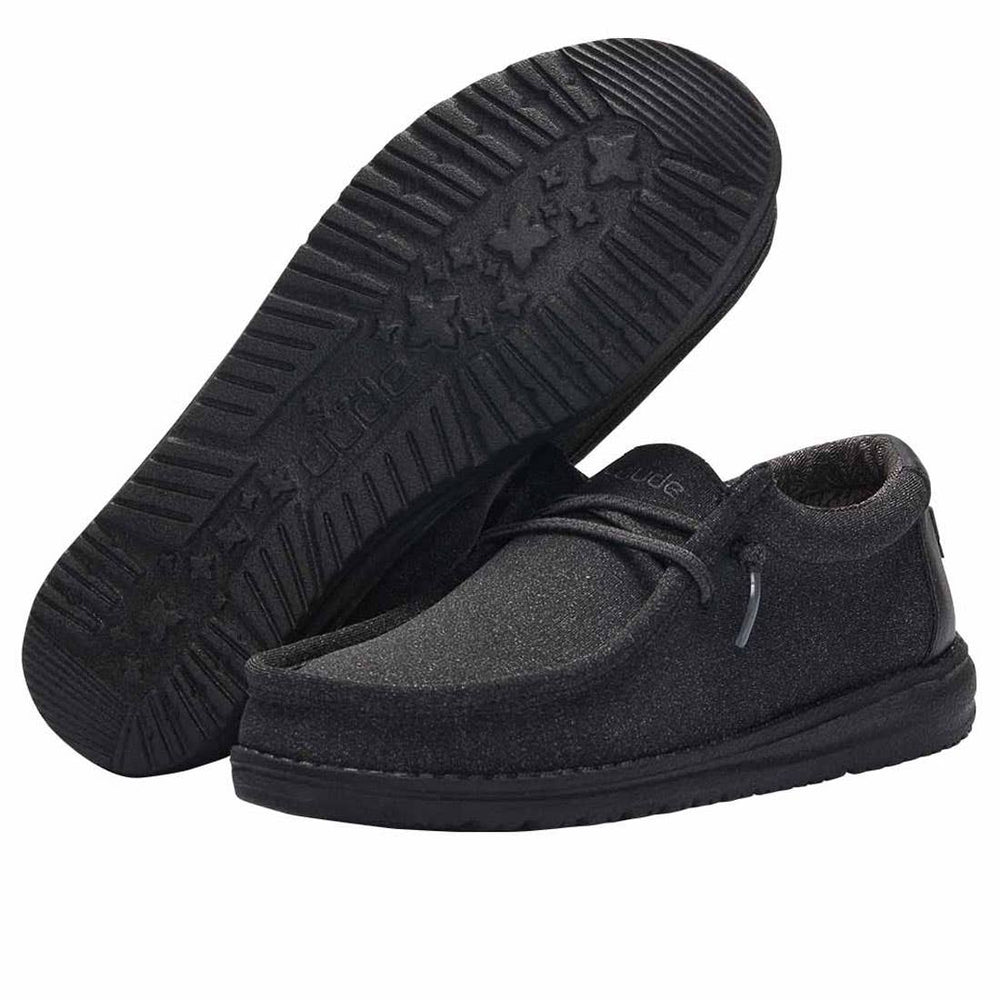 Hey Dude Boy's Wally Black Shoes 