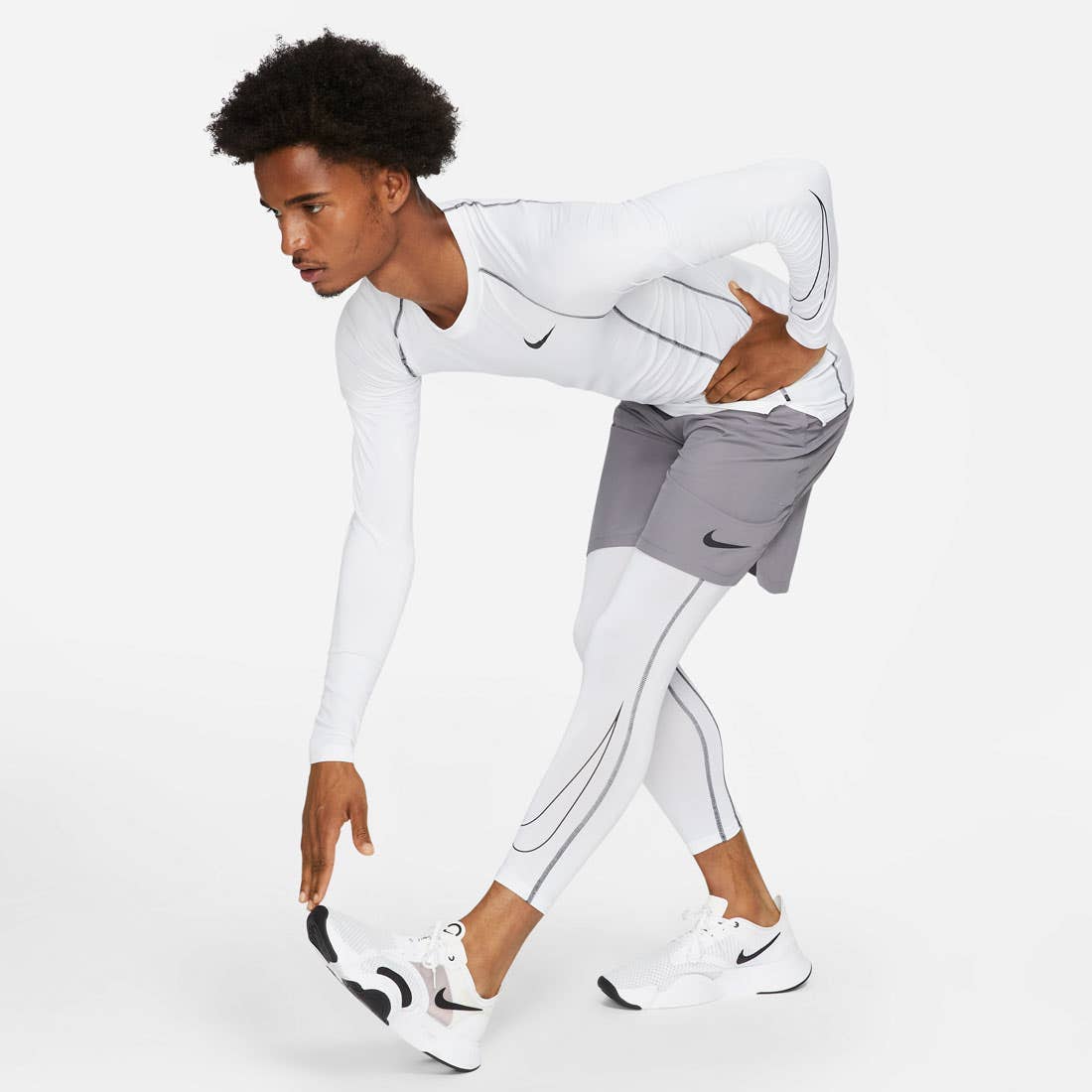 nike compression gear Nike Pro Dri-FIT Men's 3/4 Tights