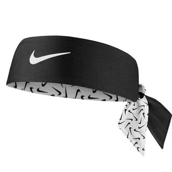Nike White/Black Check Head Tie