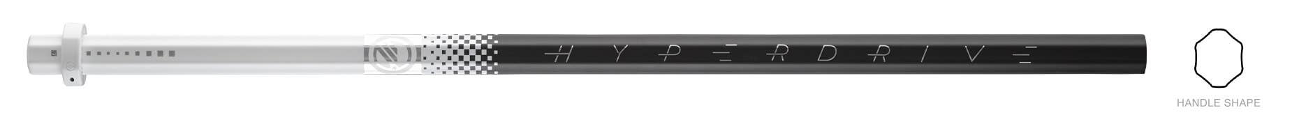 Maverik Hyperdrive Lacrosse Shaft Attack White/Black pdp_horizontal_img
