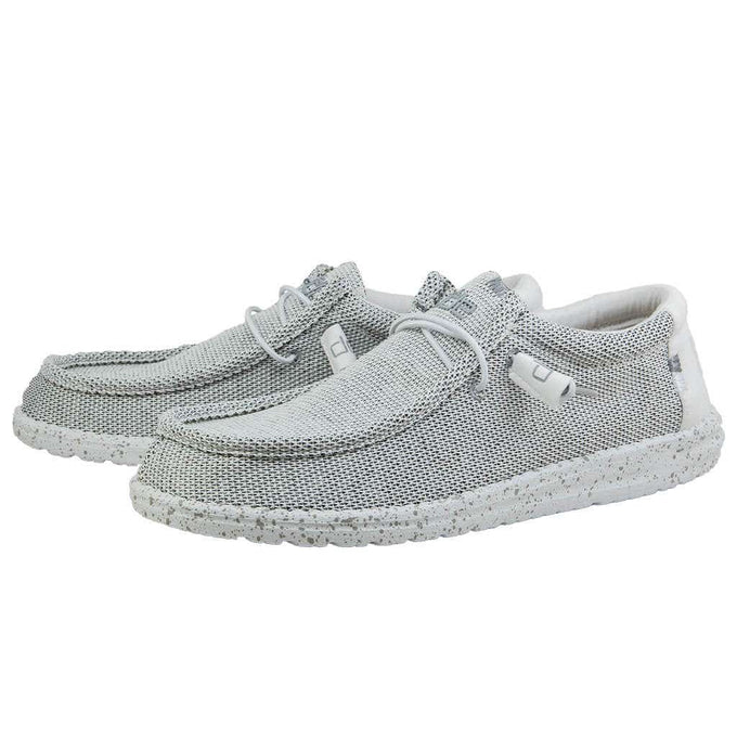 Hey Dude Wally Sox Stone White Shoes
