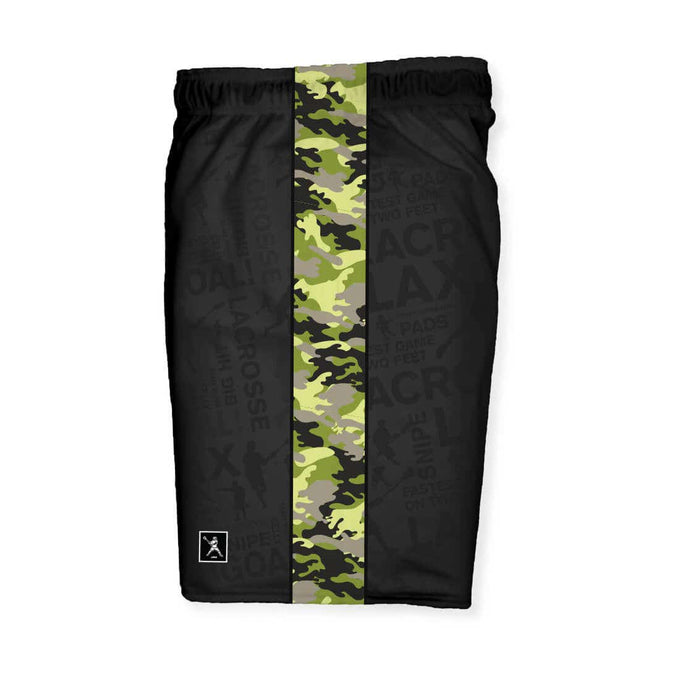 lime camo shorts