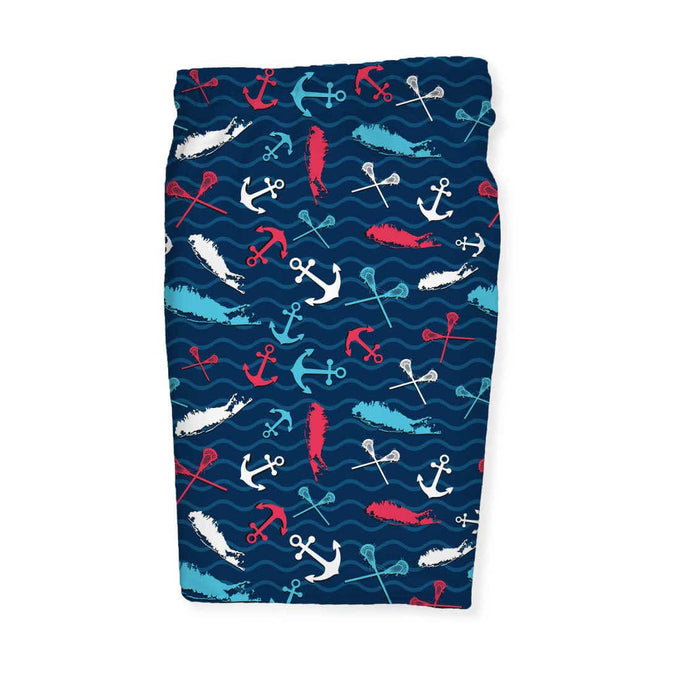 Long Island Anchor Lacrosse Shorts - Side